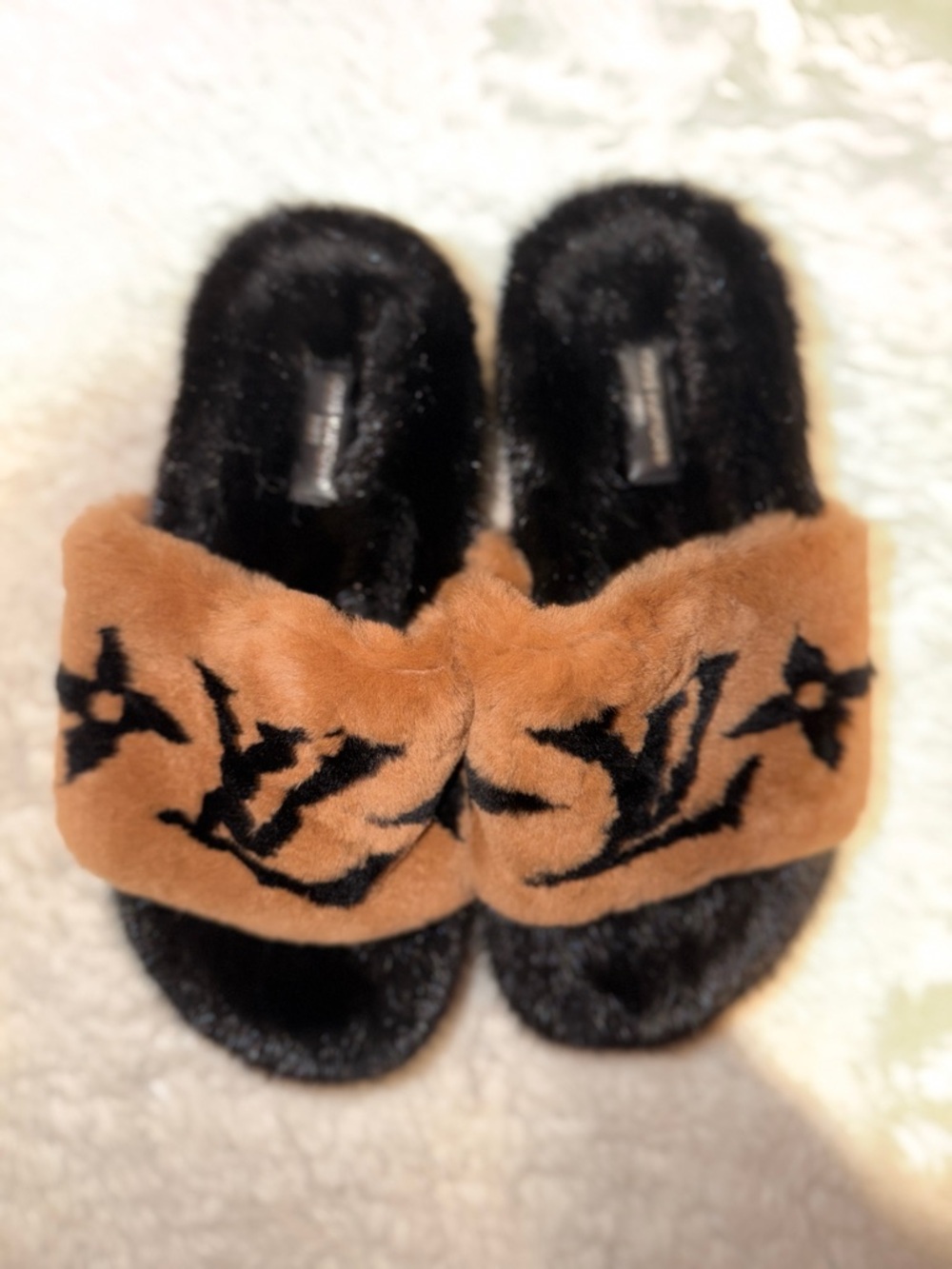 Louis Vuitton Mink Sandals